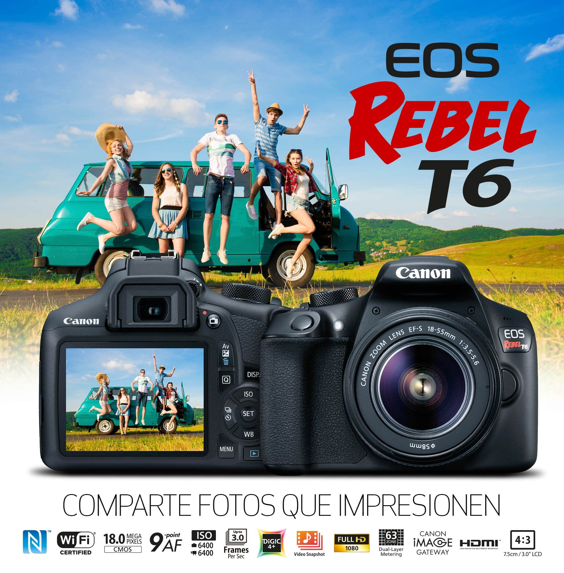 EOS REBEL T6: COMPARTE FOTOS QUE IMPRESIONEN